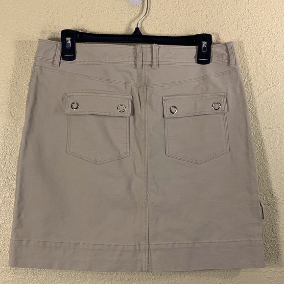 White House Black Market Skirt Creamy Tan Size 6 - Picture 7 of 12